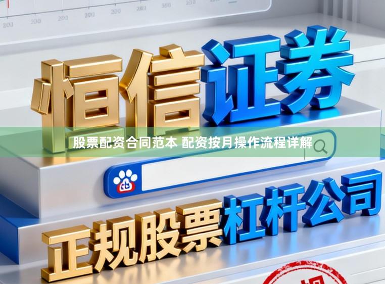 股票配资合同范本 配资按月操作流程详解