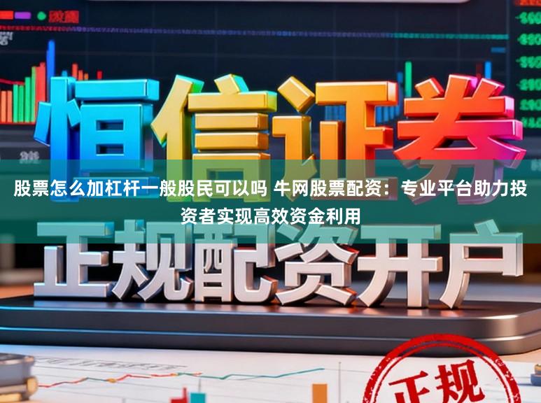 股票怎么加杠杆一般股民可以吗 牛网股票配资：专业平台助力投资者实现高效资金利用